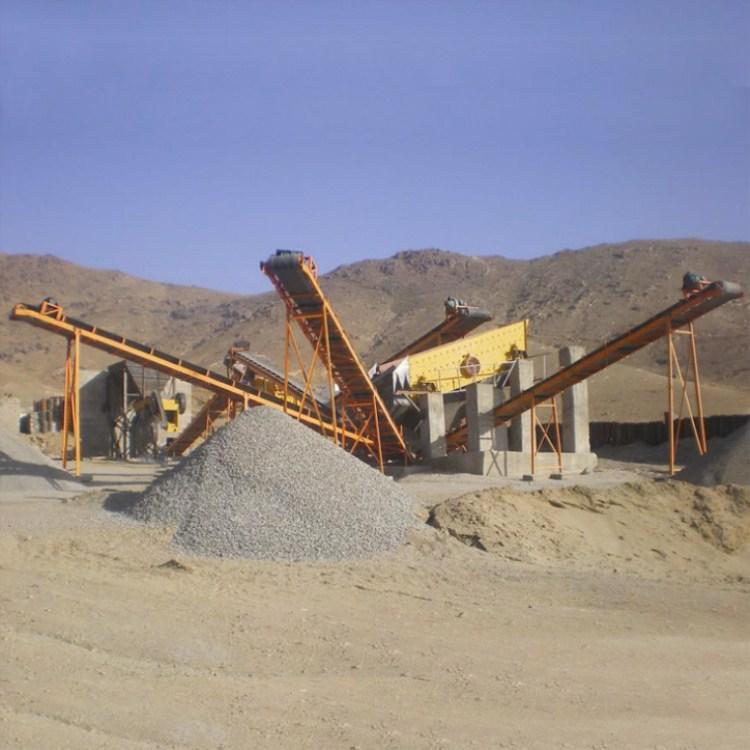 河南安陽時產(chǎn)300噸砂石料生產(chǎn)線-河南紅星礦山機器