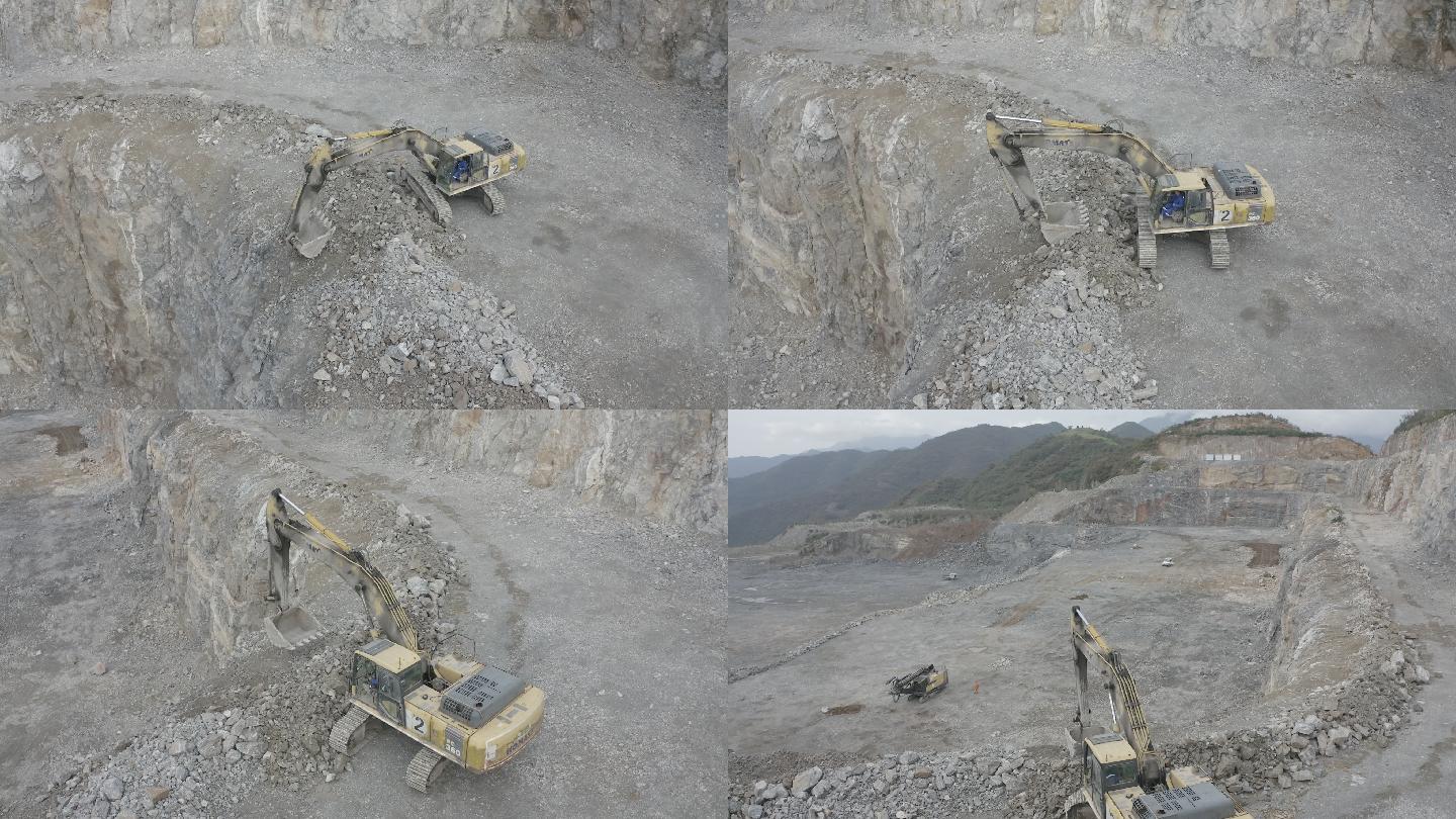 礦山挖掘機作業